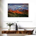 thumbnail image 3 of Elephant Stock Wasatch Mountain Wall Art - Horizontal Canvas Wall Art - Living Room Wall Decor - Nature Canvas - Blue And Orange Decor - 36" x 24", 3 of 8