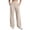 Khaki, variant on KLHDSF Womens Solid Elastic Waist Pocket Joggers Lightweight Polyester Casual Pants Black L