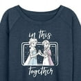 thumbnail image 3 of Frozen - Winter - Anna & Elsa In This Together - Women's Lightweight French Terry Long Sleeve Shirt, 3 of 5