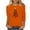 Orange, variant on Lolmot Womens Fall Tops Joy Love Peace Believe Christmas Letter Printed Crew Neck Tops Casual 3/4 Sleeve Christmas Tree Graphic Blouses Holiday Tops