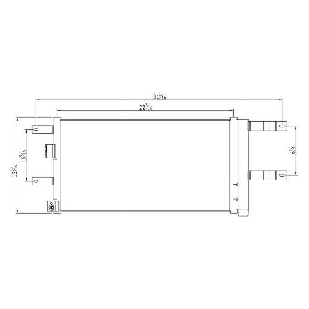 CSF 10795 A/C Condenser