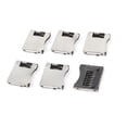 thumbnail image 1 of Conectores SMT para teléfonos móviles Unique Bargains, ranuras para tarjetas de memoria TF Micro SD, 6 piezas, 1 of 1