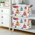 thumbnail image 6 of Ryvnso Guitar Music Notes Storage Bins Large Basket Foldable Cube Toys Organizer with Handles 1 PC, 6 of 7