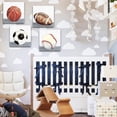thumbnail image 3 of HFDF Boys Room Wall Decor Sports Decor for Boys Rustic Soccer Football Baseball Basketball Canvas Pictures Kids Wall Art Vintage Ball Painting Nursery Playroom Decorations 4 Pcs 16x12inch Framed, 3 of 6