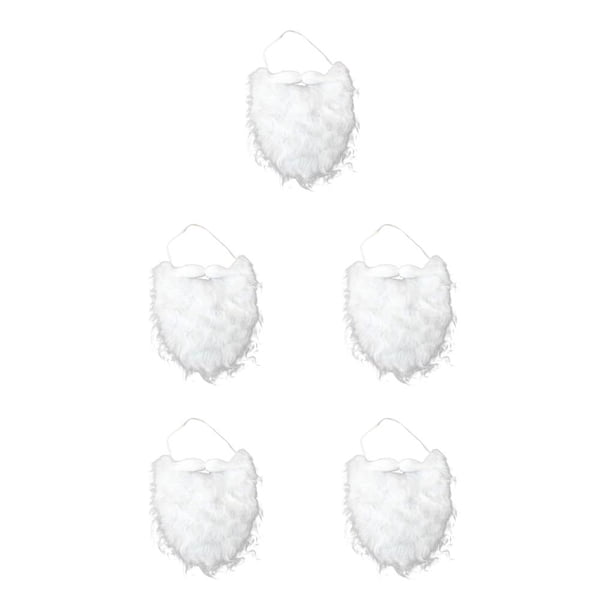 Bewildely Santa Claus Fake Beard Christmas Cosplay Shield Performance Toys Props Party Adult Children Role-Playing Type2 NO2