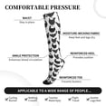 thumbnail image 3 of Bixox Retro Rooster Print Compression Socks,Compression Socks Women & Men Circulation for Medical,Running,Athletic, 3 of 7