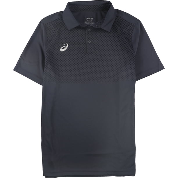 ASICS Mens Hex Polo Shirt, drkgray, S