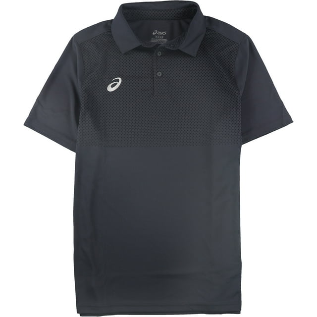 ASICS Mens Hex Polo Shirt, drkgray, S