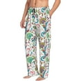 thumbnail image 3 of Kdxio Fairy Flower Print Men's Sleep Pajama Pant Lounge Pants with Pockets, 3 of 8
