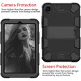 thumbnail image 3 of For Samsung Galaxy Tab A 8.4 2020 / T307 Dual layer Shockproof Heavy Duty Hybrid Silicone Kickstand Tablet Case Cover Black/Black, 3 of 7
