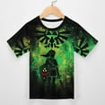 thumbnail image 3 of The Legend of Zelda Kid's T-Shirt Short Sleeve T-Shirt Tops Summer Tee Shirt for Boys Girls 100CM, 3 of 8