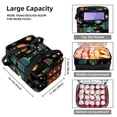 thumbnail image 3 of Lantern Insulated Double Layered Lunch Bag with Two Compartments - Large Capacity Handheld Meal Bag for Insulation and Refrigeration, 3 of 6