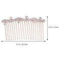 thumbnail image 4 of WHAMVOX Elegant Rhinestone Hair Barrettes Wave Type Hair Insert for Girls Headdress 1Pcs, 4 of 4