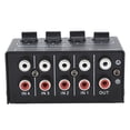 thumbnail image 4 of CX400 Mini Passive Stereo Mixer Mini Portable Stereo 4 Channel Mixer for CD Player Tape Unit, 4 of 5