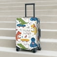 thumbnail image 3 of Wukai Dinosaur Elastic Luggage Cover: Personalized Protection for Your Suitcase - Fits 19~29-inch, Washable & Durable Travel Companion-X-Large, 3 of 8