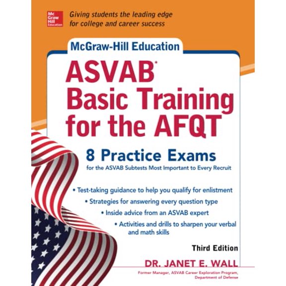 Pre-Owned McGraw-Hill Education ASVAB Basic Training for the Afqt, Third Edition (Paperback) 1259835073 9781259835070