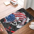 thumbnail image 4 of Uemuo Largemouth Bass Fish in USA Printed Door Mat Indoor Doormat 16"x24",Front Back Door Mats Non Slip Entrance Rugs,Inside Doormats for Entryway, 4 of 9