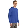 thumbnail image 4 of Sport-Tek Long Sleeve PosiCharge Competitor Tee-L (True Royal), 4 of 6