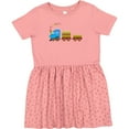 thumbnail image 3 of Inktastic Colorful Toy Train Girls Toddler Dress, 3 of 5