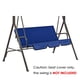 thumbnail image 1 of Funda para silla de columpio para exterior, para jardín, para columpio, impermeable, a prueba de polvo, protector de asiento, azul seitruly HA005111-04, 1 of 6