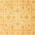 thumbnail image 1 of Ahgly Company Indoor Square Oriental Brown Traditional Area Rugs, 3' Square, 1 of 4