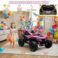 thumbnail image 4 of Pipleo XL 24V Ride on Toys for Big Kids, 10AH Battery, 4x75W Motor, 5MPH UTV Ride on Car for Ages 3-8, Parent Remote Control, Bluetooth Music, EVA Tires & 4 Spring Suspension, 4 of 8