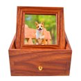 thumbnail image 1 of Pet Urns for Cats and Dogs Drawer Storage Dog Urn Sealed Moisture-Proof Pet Memorial Box Solid Wood Pet Memorial Urns with Photo Frame Keepsake Memory Box Ash Urn for Pets, 1 of 8