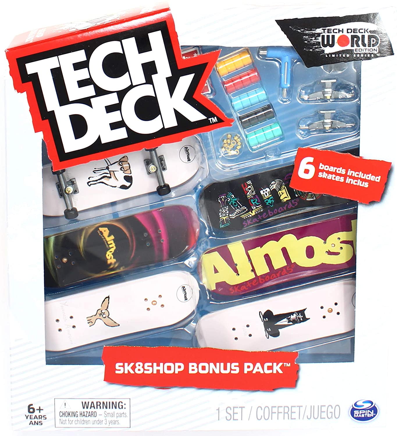 Santa Cruz Tech-Deck Sk8shop Bonus Pack World Edition Limited Series 2020 