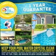 thumbnail image 6 of U.S. Pool Supply Pool and Spa Skimmer Net with Pole, Handheld Fine Mesh Pool Leaf Skimmer Net - Hand Held Spa, Hot Tub, Pond Cleaning - Step-Up 32" to 5 Feet Long, 5" Deep Netting, Scoop Skim Leaves, 6 of 6
