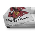 thumbnail image 3 of Hip Hop Soft Flannel Fleece Throw Blanket, Hip Hop Saved My Life Phrase in Grafitti Style with Spray Chain, Cozy Plush for Indoor and Outdoor Use, 70" x 90", Vermilion Black Yellow, by Ambesonne, 3 of 6