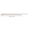 thumbnail image 2 of KAKOWELY String Action Gauge Ruler Stainless Steel Guitar Neck Notched Straight Guitar Repair Setup Tool16.93"X1.18"X0.12", 2 of 4