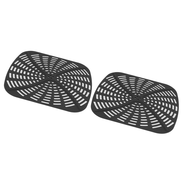 Doublure de Friteuse en Silicone, Remplacement de Doublure de Friteuse Réutilisable Garde Propre Ajustement Parfait pour Cuisine Maison Rouge, Noir, Gris, Bleu