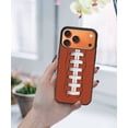 thumbnail image 5 of WIRESTER Shockproof Soft Rubber Cover Case for Apple iPhone 17 Pro Max 6.9" 2025, Football Pattern, 5 of 5