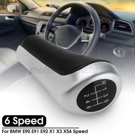 POSSBAY 6-Speed Manual Transmission Gear Shift Knob For BMW 3 SERIES E46 E90 E91 E92