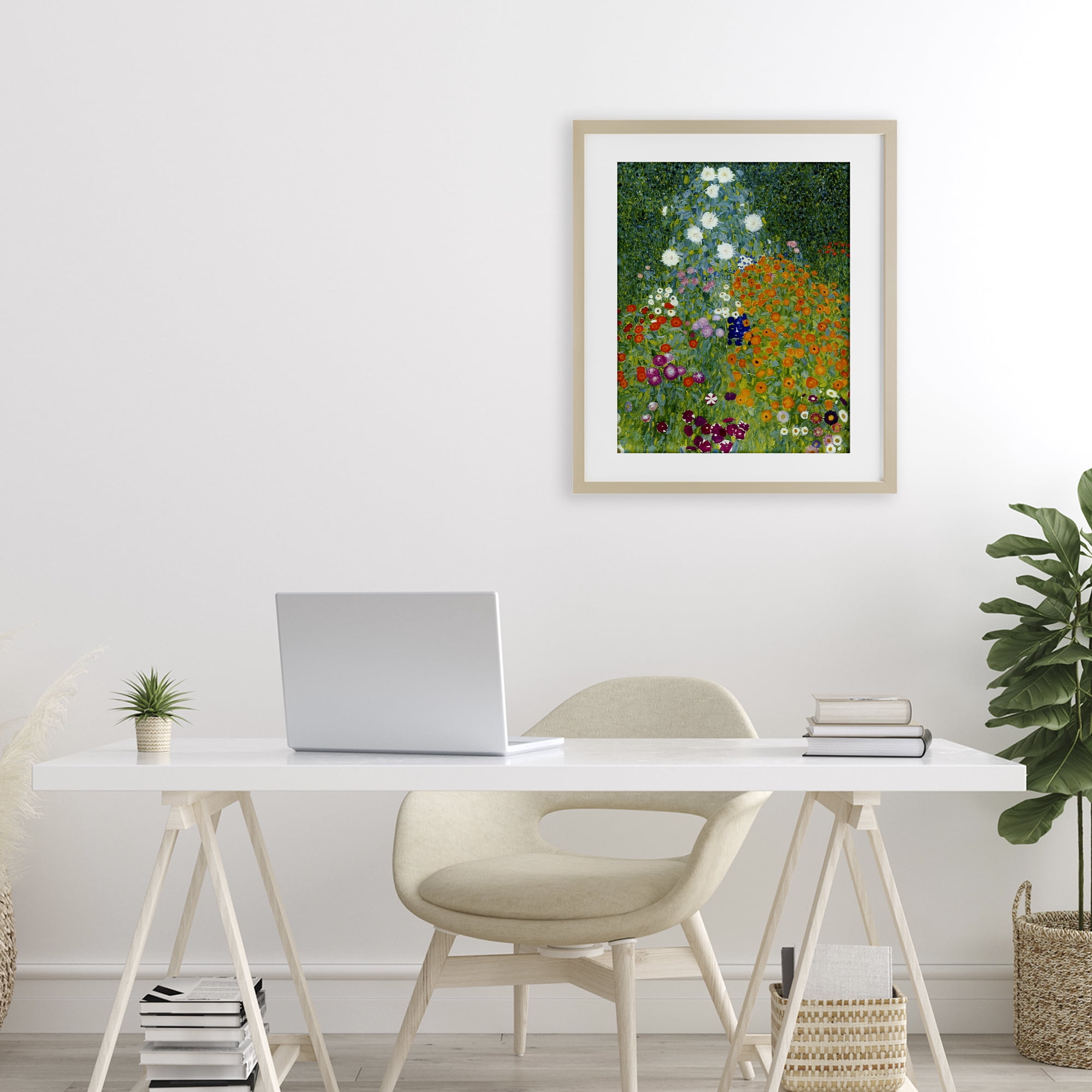 Stupell Industries Farm Garden Classic Klimt Birch Framed Print Under Glass, design by Vintage Hustle