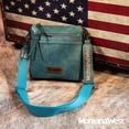 thumbnail image 3 of Montana West Crossbody Bag for Women Multi Pocket Cross Body Bag Purses with Guitar Strap, Turquoise, 3 of 7
