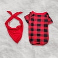 thumbnail image 4 of Conjunto De Pijamas De 2 Piezas Conjunto de pijama familiar de 2 piezas Conjunto informal de manga larga con estampado de alce y pantalones Traje diario Kuymtek Perro Rojo Xl para Niño, 4 of 5