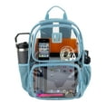 thumbnail image 6 of Eastsport Unisex Primo Clear 16" Backpack, Milky Blue, 6 of 6