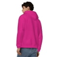 thumbnail image 4 of Honeii Darkmagenta Print Hoodies for Men, Pullover & Full Zip, Breathable Zip up Hoodie, Sweatshirt-Large, 4 of 5