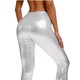 thumbnail image 2 of TaTaai Women's Spring Summer Fashion Solid Metallic Stamped Tight Long Pants With Dual Side Pockets Slim Fitting Comfortable Daily Leggings Gift, 2 of 6