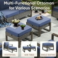 thumbnail image 7 of Bellefurn Patio Chairs Set of 2 with Ottoman,Wicker Outdoor Furniture Chairs Set Rattan High-Back Outdoor Chairs with Cushions for Porch,Deck,Balcony,Garden, 7 of 7