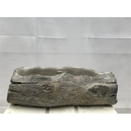 9 in. Faux Log Bonsai Pot