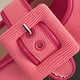 thumbnail image 3 of Zapatos planos con hebilla cómodos para mujer para viajes, citas, oficina, suela suave, talla 36, dije rojo rosa, 3 of 8