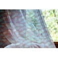 thumbnail image 2 of Modern Tulle Curtains with Rod Pocket, Pineapple Pattern Exotic Fruit in Digital Watercolor Illustration, Sheer Drape for Wedding Party 2 Panels, 7 Sizes, Night Blue Turquoise, by Ambesonne, 2 of 3