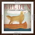 thumbnail image 5 of Art.com Golden Dog Canoe Co Right Facing Art Print by Ryan Fowler, Brown Frame Wall Art, 38" x 38", 5 of 5