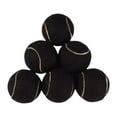 thumbnail image 2 of S SERENABLE 6 Pcs Balles de Tennis 2,52 Pouces Dia Résistantes à l'Usure pour Sports de Raquettes Intérieur Extérieur Noir, 2 of 9