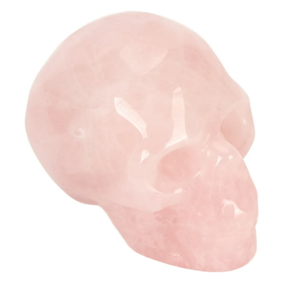 Crystal Skull Polished Carving Crystal Skull Statue Hand Carved Miniature Ornaments for Meditation Relaxing with Day of the Dead