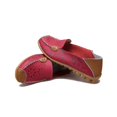 thumbnail image 5 of asdoklhq Womens Casual Shoes,Women's Comfortable Hollow Leather Printed Flat Casual Loafers Single Shoes, 5 of 8