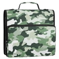 thumbnail image 5 of FORMRS Zipper Binder with Shoulder Strap 2-inch Ring 500 Sheet Capacity File Bag, Army Green Camouflage Pattern, 5 of 5
