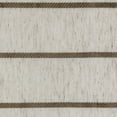 thumbnail image 3 of Clean Window Twill Stripe Anti-Dust Linen Blend Sheer Curtain Panel, 52"x63", Mocha Brown, 3 of 9